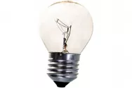 Лампа накаливания E27 с прозрачной колбой сфера 60/D/CL MIC Camelion 220Вт