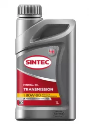 Масло трансмиссионное Sintec TM-4 80W90 API GL-4 1л (1*12шт)