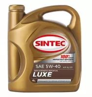 Масло моторное полусинтетическое SINTEC LUXE 5000 SAE 5W40 API SL/CF 4л (1*4шт)