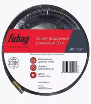 Шланг Fubag резиновый 8х13 20 м рапид   (170217)