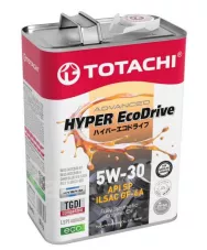 Масло моторное синтетическое TOTACHI Hyper Ecodrive Fully Synthetic SP/GF-7A 5W-30 4л