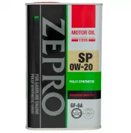 Масло моторное синтетическое ZEPRO ECO MEDALIST FS SP/GF-6A 0W20 (железо Корея) 1л