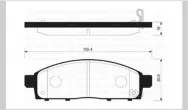 Колодки тормозные дисковые передние SANGSIN BRAKE SP1361 