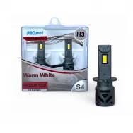 Лампы светодиодные головного света PROSVET S4 MINI H3 30W 9-18V 3800K тепл.бел.свет (компл. 2шт)