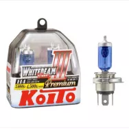 Лампы галогенные Koito Whitebeam H4 12V 60/55W P0744W (135/125W) (компл. 2шт)