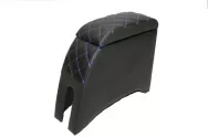 Подлокотник для а/м ВАЗ 2101-07, Renault Kangoo, VW Golf II, VW Jetta II (черный синий ромб)