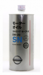 Масло моторное синтетическое Nissan 5w30 SN SRONG SAVE X KLAN505301 (1л)