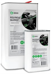 Полироль-очиститель пластика GRASS Polyrol Glossy глянцевый блеск (жестяная канистра 5 кг)