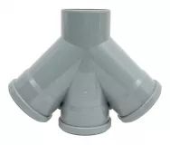 Крестовина канализационная VALFEX 110/110/110x45, внутренняя 27111110