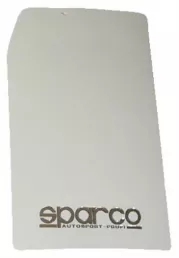Брызговики универсальные с надписью SPARCO цельные SPR-81831-Б /белые/ (4шт)