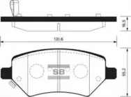 Колодки тормозные SANGSIN BRAKE SP2134 передние OMODA (Без отверстий)
