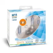 Лампы галогенные SVS White 5000K 12v H11 55w+W5W (компл. 2шт)