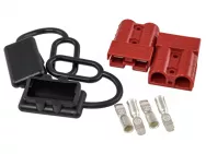 Клемма силовая кольцевая Aura BTP-QD6R, 10AWG/6мм2, красные 2шт.