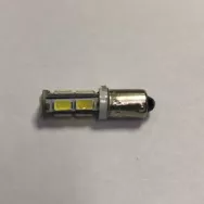 Лампа светодиодная LED Маяк 12V T8 10SMD (5630) BA9S белая
