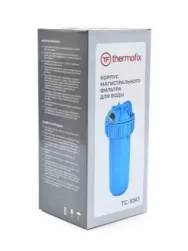 Фильтр магистральный Thermofix (3/4"колба с гайкой,10",хол.вода с картриджем) (ТС-10К) 52024