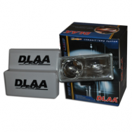 Фара противотуманная DLAA LA-1007 W 12V 55A H3 /белый/ с двумя функциями, с крышкой DLAA