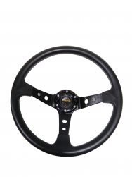 Рулевое колесо MOMO трехспицевый с выносом черный