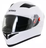 Мотошлем интеграл ATAKI JK316 Solid белый глянцевый M