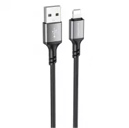 Кабель BOROFONE BX83 USB+Apple 1м 2.4 A /черный/