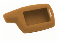 Чехол брелока автосигнализации силиконовый PANDORA 3000 /коричневый/ 