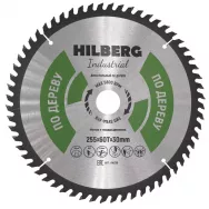 Диск пильный Дерево Hilberg Industrial 255x60Т*30мм HW256