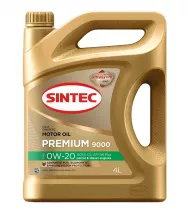 Масло моторное синтетическое SINTEC PREMIUM 9000 SAE 0W20 ACEA C5 SN Plus 4л