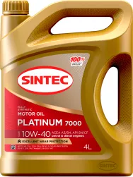 Масло моторное синтетическе SINTEC PLATINUM 7000 SAE 10W40 A3/B4 API SN/CF 4л