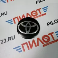 Стикер для а/м TOYOTA D-54 алюминиевый сферический (на двухстороннем скотче)