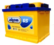 Аккумулятор AKOM + EFB 6CT-65 (п.п.)