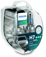 Лампы галогенные PHILIPS H7 12V 55W 12972XVPS2 X-treme Vision Pro150 (компл. 2шт)