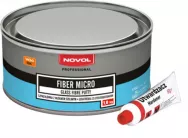 Шпатлевка NOVOL 1233 FIBER MICRO со стекловолокном 1,0кг (м)