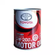 Масло моторное синтетическое Toyota 0W20 API SP/GF-6A 0888014306 0888013206 (1л)