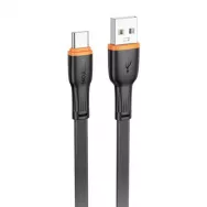 Кабель BOROFONE BX118 USB+Type-C 1м 3.0 A /черный/