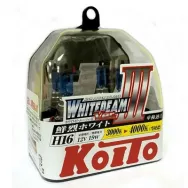 Лампы галогенные Koito Whitebeam H16 12V 19W P0749W (компл. 2шт)
