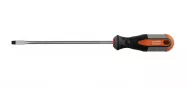 Отвертка шлицевая стержневая ROUND GRIP SL6х100 мм OMBRA 750610 (059043)