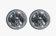 Фары противотуманные JH-25C /белые 12V 55A H3/ корпус металл D=70mm (компл. 2шт)