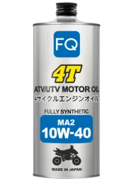 Масло моторное синтетическое FQ MA2/SP 4T ATV/UTV 10W-40 1л ж/б 