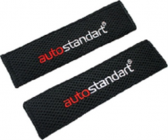 Накладки на ремень безопасности AutoStandart 103032 (2шт) /черный/