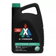 Антифриз зеленый X-FREEZE 3л