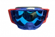 Очки для мотокросса JUST1 IRIS 2.0 HI-Vis синий/красный/белый