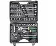 Набор инструментов Gross 109 предметов, 120 зубьев, CrV, 1/4" 1/2" 14155