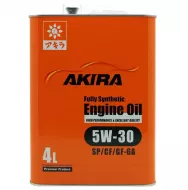 Масло моторное синтетическое AKIRA ENGINE OIL FS 5W30 SP/CF/GF-6A (ж/б, 4л)