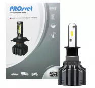 Лампы светодиодные головного света PROSVET S4 H3 30W 12-24V 4000Lm 4200K тепл.бел.свет (компл. 2шт)