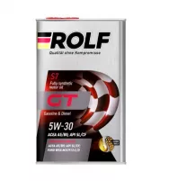 Масло моторное синтетическое ROLF GT 5W30 SL/CF A5/B5 1л (ж/б)