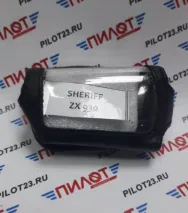 Чехол брелока автосигнализации "кобура" SHERIFF ZX-930/935 (черная кожа) 
