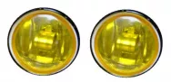 Фары противотуманные JH-7380 Y /желтые 12V 55A H3/ (компл. 2шт)
