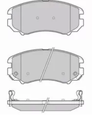 Колодки тормозные дисковые передние SANGSIN BRAKE SP1155 TUCSON 06-