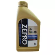 Масло моторное синтетическое ZEPRO GASOLINE FS SN 5W30 (пластик Корея) 1л