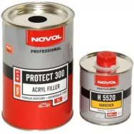 Комплект NOVOL грунт 37051 PROTECT 300 MS 4+1 акриловый 1л + отвердитель 0,25 /красный/