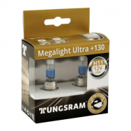 Лампа галогенная TUNGSRAM H11 12V-55W 53110NXNU B2 (PGJ19-2) Megalight Ultra +150 (2шт.) к.уп.